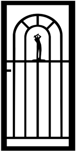 Golfer Male2 — line drawing