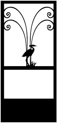 Homestead Seaview Heron — line drawing