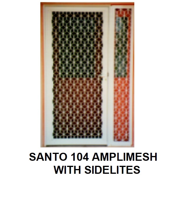 Santo 104 Amplimesh — finished door