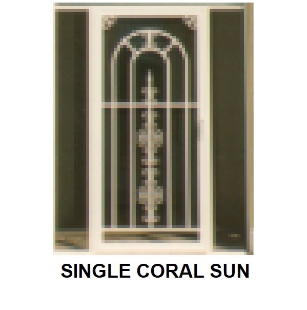 Coral Sun — finished door