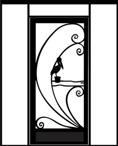 Pelican — line drawing